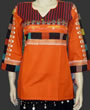 Orange, Maroon and Black Top set